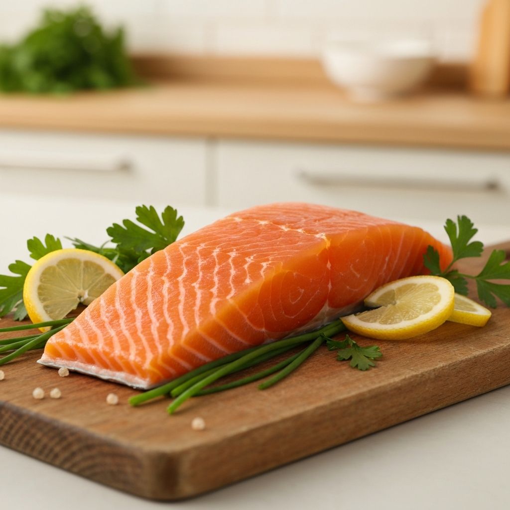 Fresh fish rich in omega-3